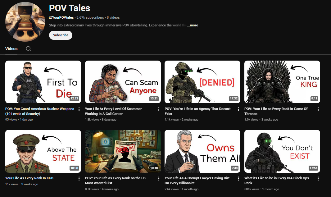 POV Tales channel